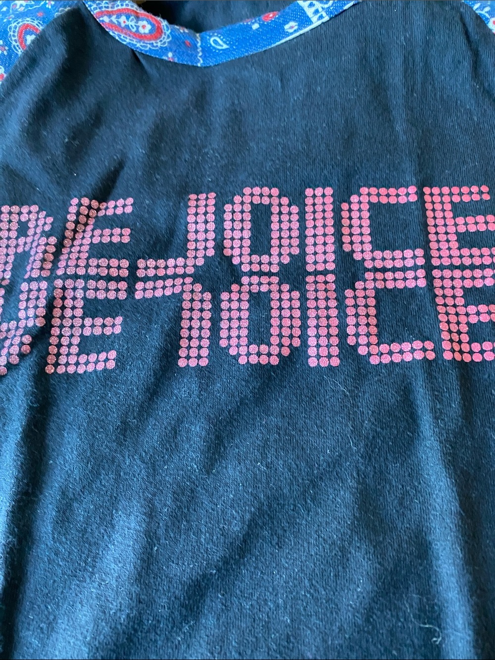 🎀3 for $19 ✨ Rejoice Graphic Raglan Tee - Picture 4 of 6